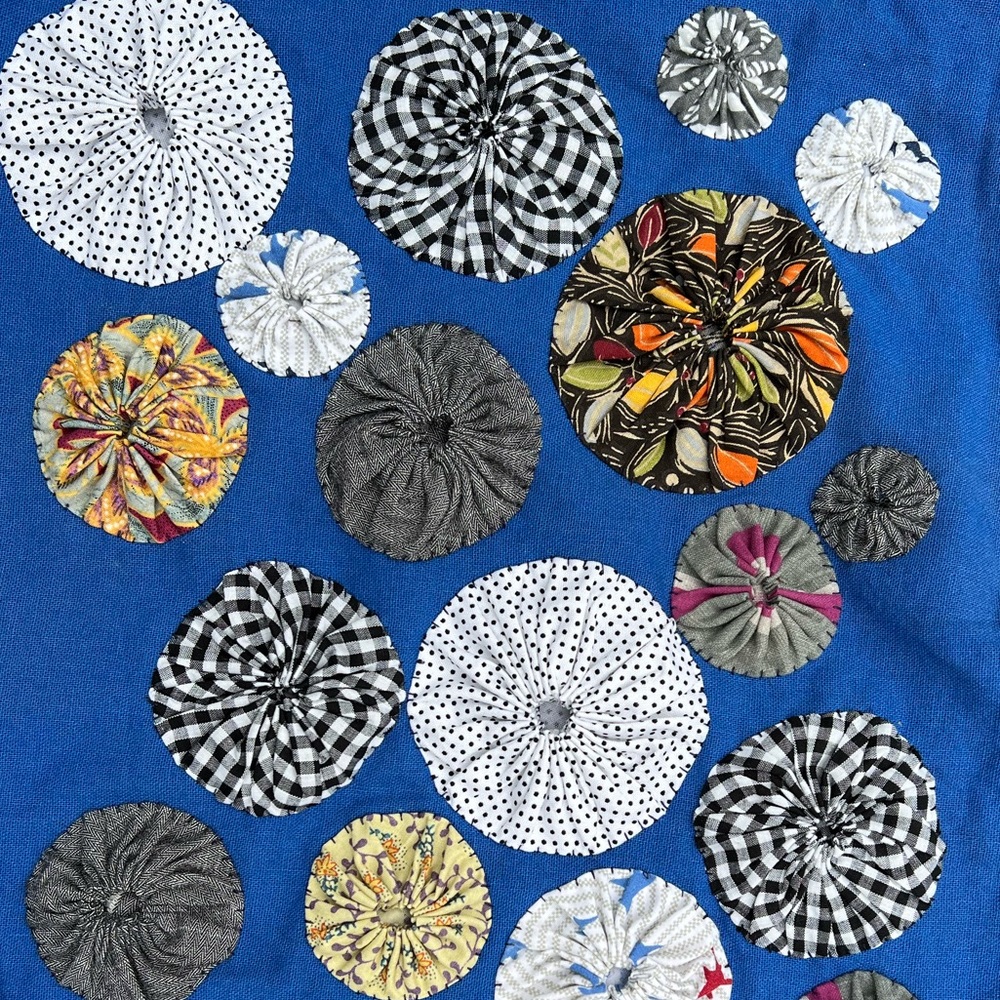 💙 Tote Bag with Yo-yos ! 💙 - Picture 9 of 17